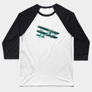 green plane Baseball T-Shirt